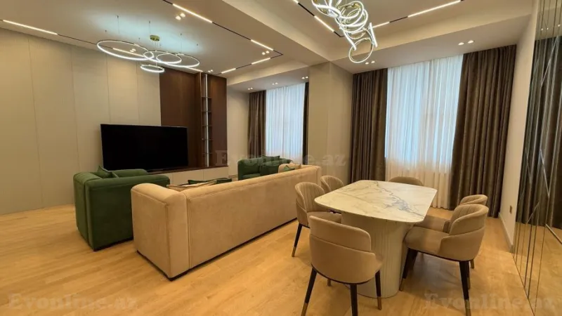 Kirayə verilir 3 otaqlı Mənzil Yeni tikili 140 m² Xətai r. - şəkil 8