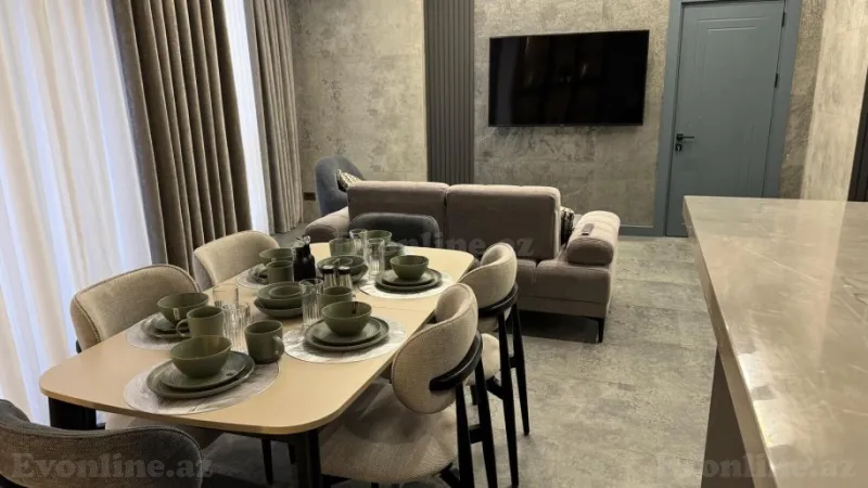 Kirayə verilir 2 otaqlı Mənzil Yeni tikili 110 m² 28 May m. - şəkil 2