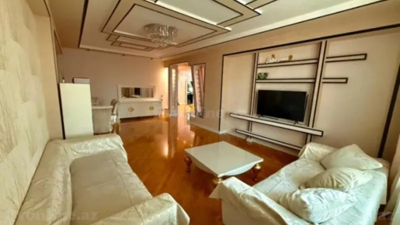 Kirayə verilir 4 otaqlı Mənzil Yeni tikili 200 m² Nəsimi r. - şəkil 2