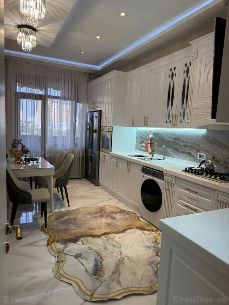 Satılır 3 otaqlı Mənzil Yeni tikili 127 m² Qara Qarayev m. - şəkil 5