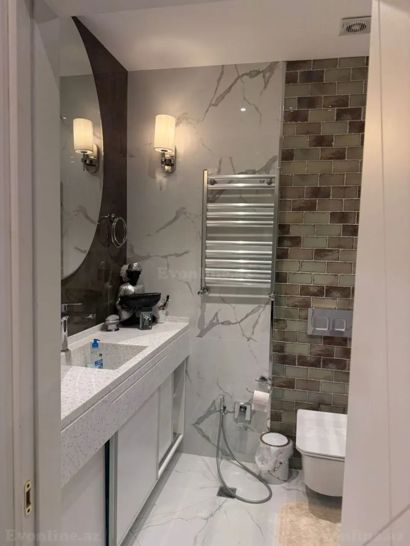 Satılır 3 otaqlı Mənzil Yeni tikili 127 m² Qara Qarayev m. - şəkil 10