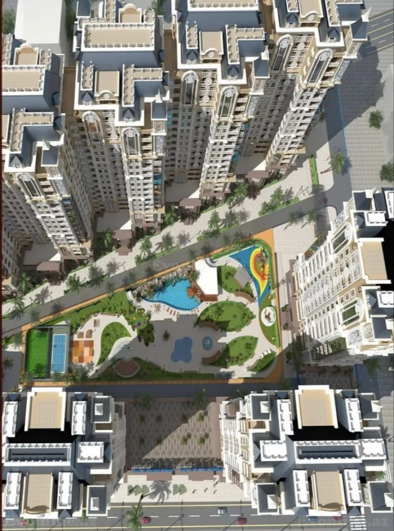 Satılır 3 otaqlı Mənzil Yeni tikili 85 m² Nəriman Nərimanov m. - şəkil 2