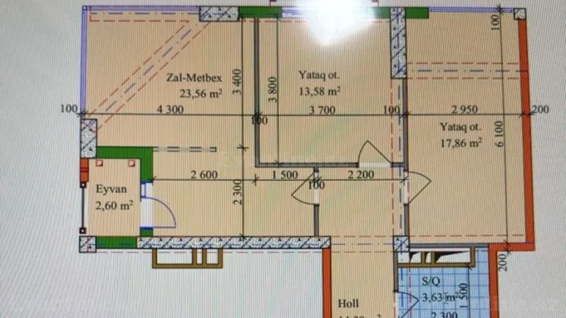 Satılır 3 otaqlı Mənzil Yeni tikili 85 m² Nəriman Nərimanov m. - şəkil 4