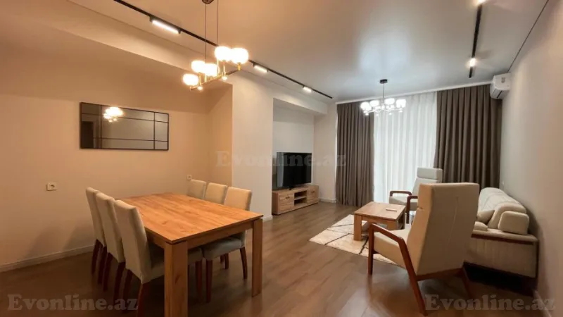 Kirayə verilir 4 otaqlı Mənzil Yeni tikili 180 m² 8 Noyabr m. - şəkil 2