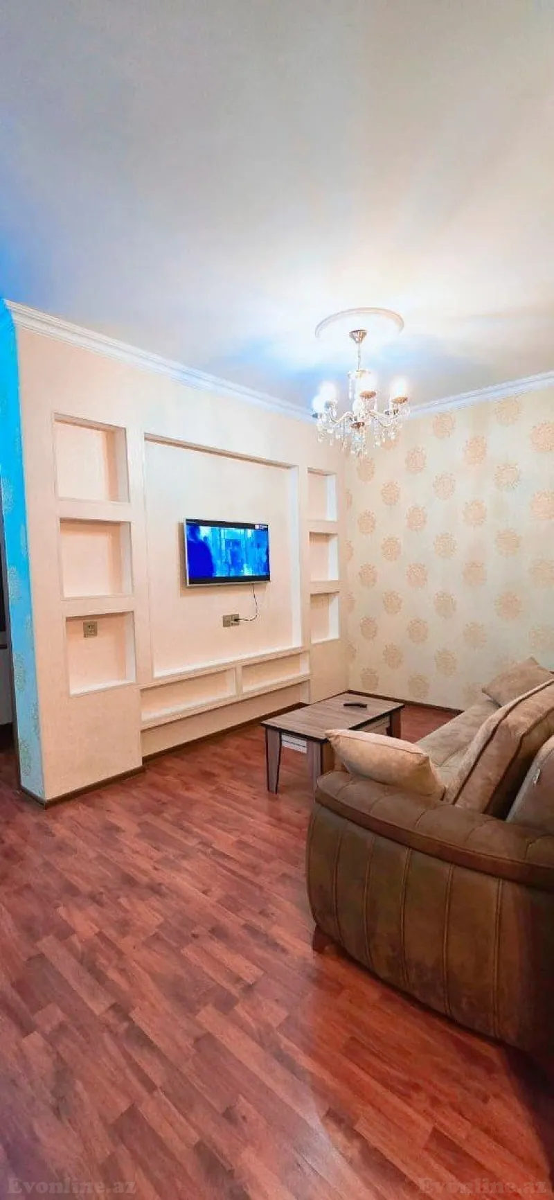 Kirayə verilir 2 otaqlı Mənzil Yeni tikili 60 m² Həzi Aslanov m. - şəkil 2