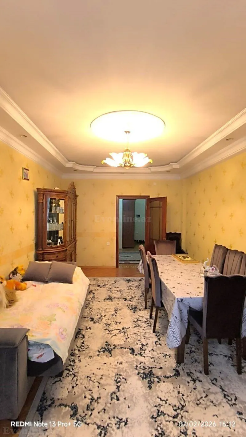 Satılır 3 otaqlı Mənzil Yeni tikili 115 m² Həzi Aslanov m. - şəkil 2