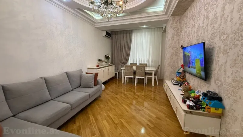 Satılır 3 otaqlı Mənzil Yeni tikili 105 m² Qara Qarayev m. - şəkil 2