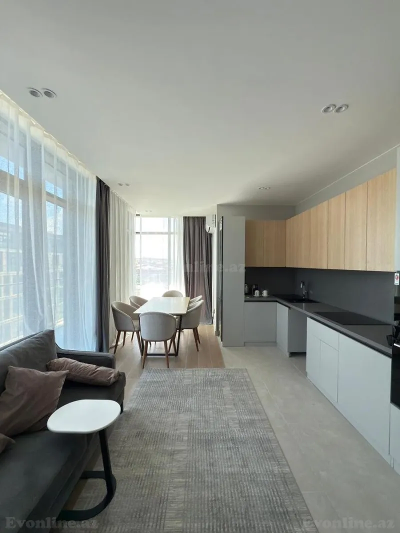 Satılır 3 otaqlı Mənzil Yeni tikili 122 m² Sabunçu r. - şəkil 3