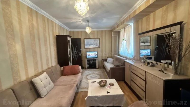 Satılır 1 otaqlı Mənzil Köhnə tikili 47 m² Xətai r. - şəkil 3