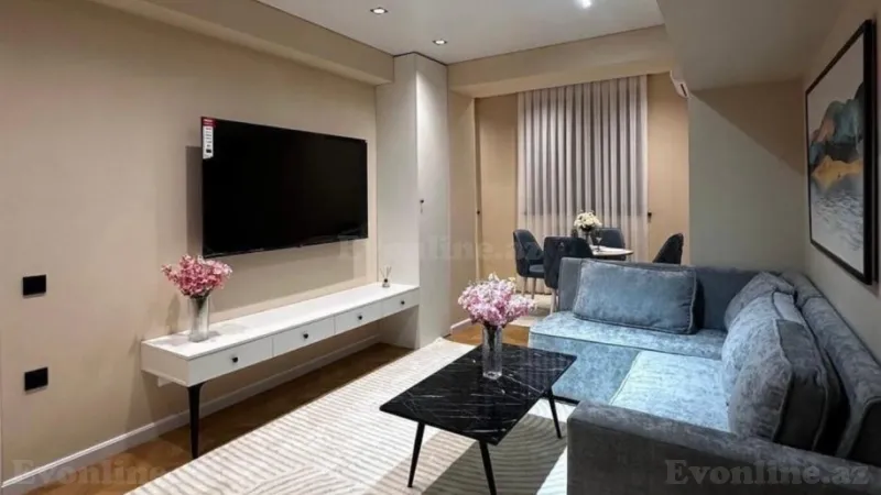 Kirayə verilir 2 otaqlı Mənzil Yeni tikili 68 m² Nəsimi r. - şəkil 3