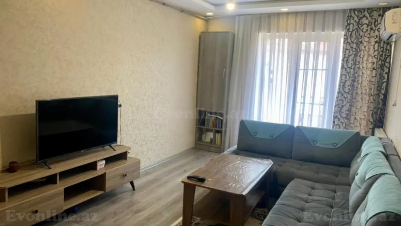 Kirayə verilir 2 otaqlı Mənzil Yeni tikili 56 m² Nərimanov r. - şəkil 3