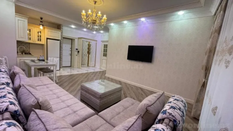 Kirayə verilir 2 otaqlı Mənzil Yeni tikili 70 m² 8 Noyabr m. - şəkil 2