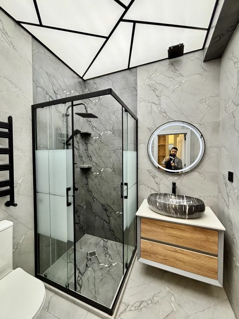 Satılır 3 otaqlı Mənzil Yeni tikili 85 m² Həzi Aslanov m. - şəkil 12