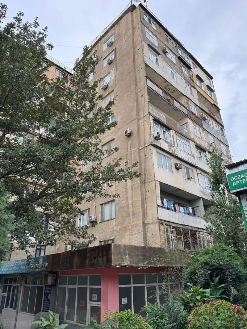 3 otaqlı Mənzil 87 m² Nərimanov r. Satılır