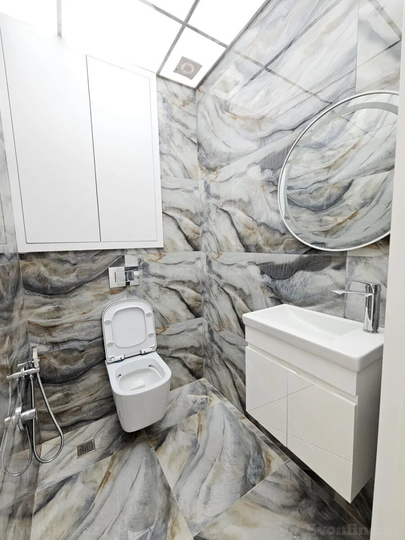 Satılır 3 otaqlı Mənzil Yeni tikili 120 m² Qara Qarayev m. - şəkil 14