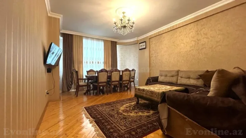 Satılır 3 otaqlı Mənzil Yeni tikili 100 m² İnşaatçılar m. - şəkil 2