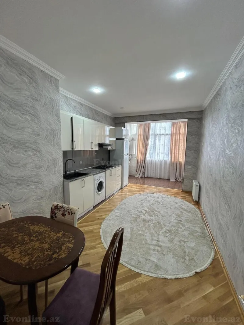 Kirayə verilir 2 otaqlı Mənzil Yeni tikili 90 m² Nəriman Nərimanov m. - şəkil 3