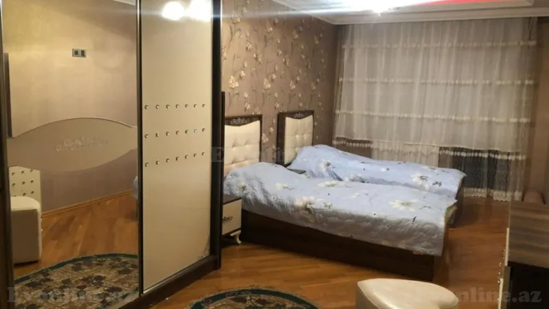 Kirayə verilir 3 otaqlı Mənzil Yeni tikili 160 m² Nərimanov r. - şəkil 2