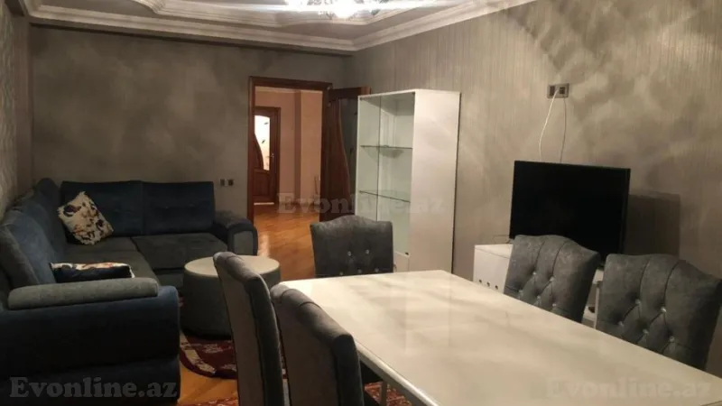 Kirayə verilir 3 otaqlı Mənzil Yeni tikili 160 m² Nərimanov r. - şəkil 4