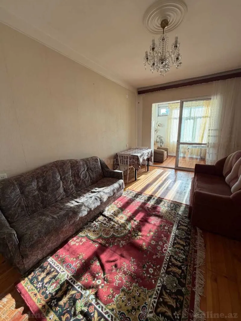 Kirayə verilir 2 otaqlı Mənzil Köhnə tikili 52 m² İnşaatçılar m. - şəkil 2