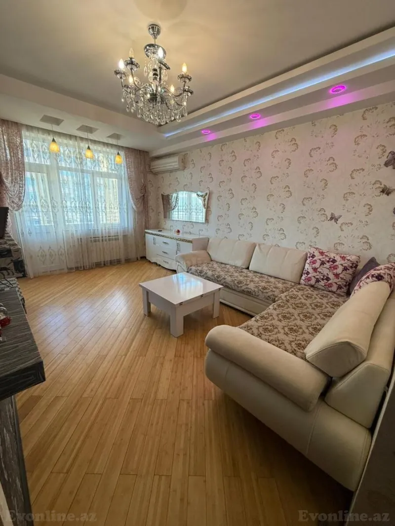 Kirayə verilir 2 otaqlı Mənzil Yeni tikili 65 m² İnşaatçılar m. - şəkil 2