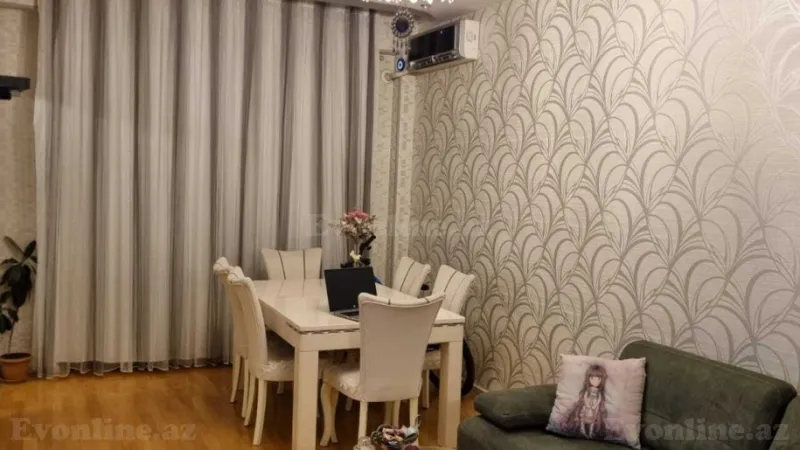 Satılır 3 otaqlı Mənzil Yeni tikili 80 m² Memar Əcəmi m. - şəkil 2