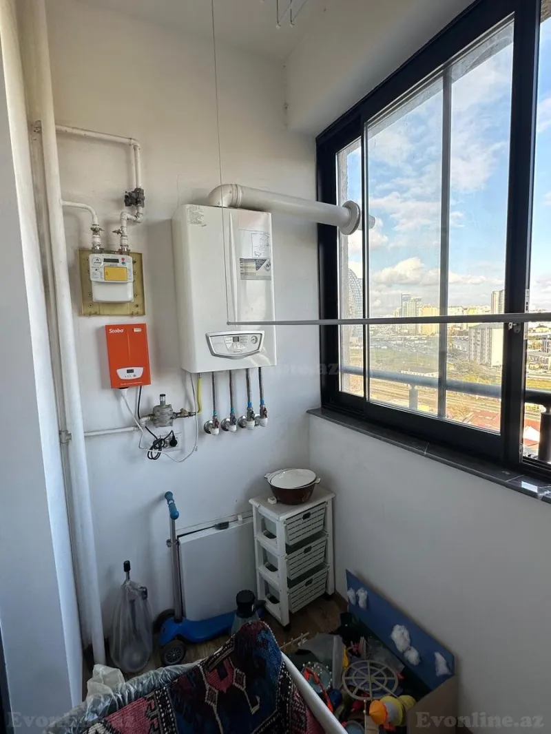 Kirayə verilir 3 otaqlı Mənzil Yeni tikili 90 m² Nərimanov r. - şəkil 14