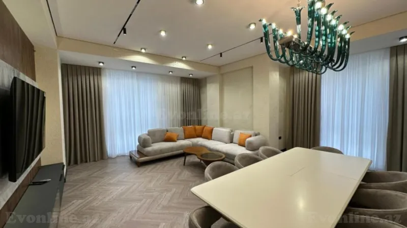 Satılır 3 otaqlı Mənzil Yeni tikili 140 m² Gənclik m. - şəkil 4