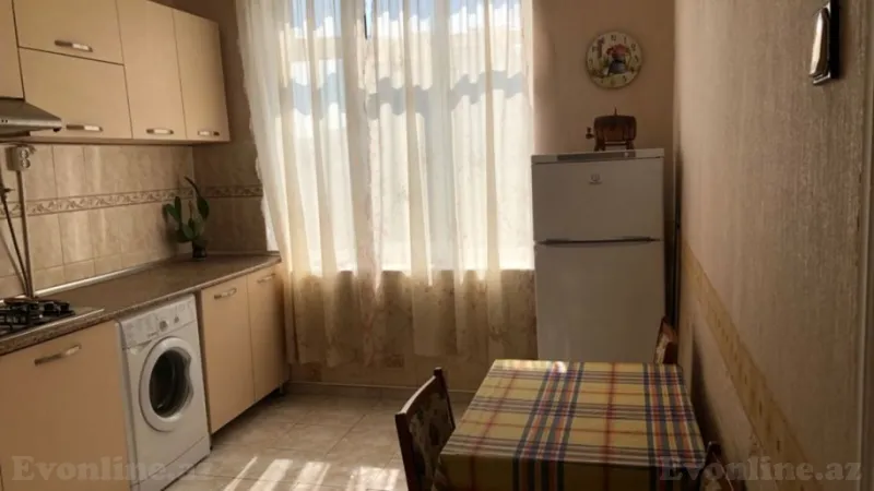 Kirayə verilir 2 otaqlı Mənzil Yeni tikili 50 m² Nəsimi r. - şəkil 3