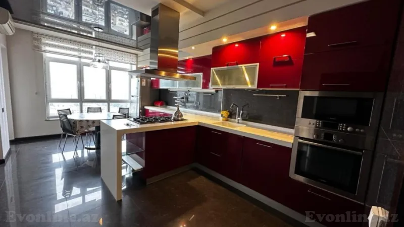 Kirayə verilir 4 otaqlı Mənzil Yeni tikili 200 m² Nəriman Nərimanov m. - şəkil 3