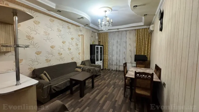 2 otaqlı Mənzil 50 m² 8 Noyabr m. Kirayə verilir