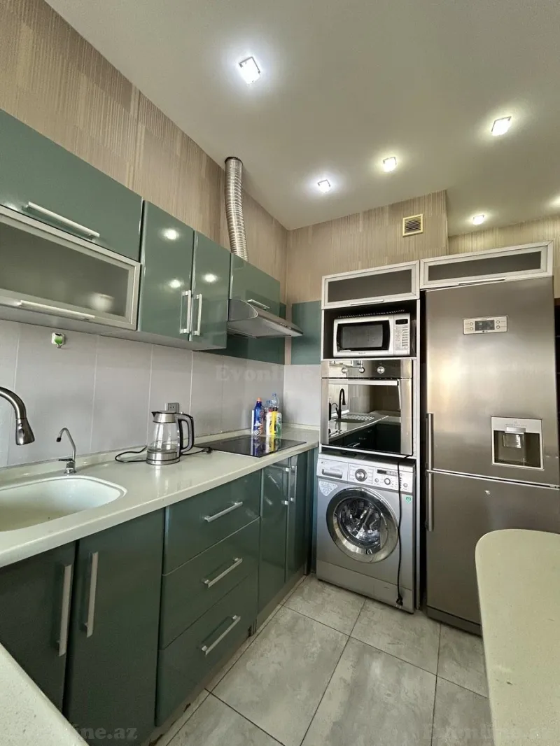 Kirayə verilir 3 otaqlı Mənzil Yeni tikili 100 m² Nəsimi r. - şəkil 2