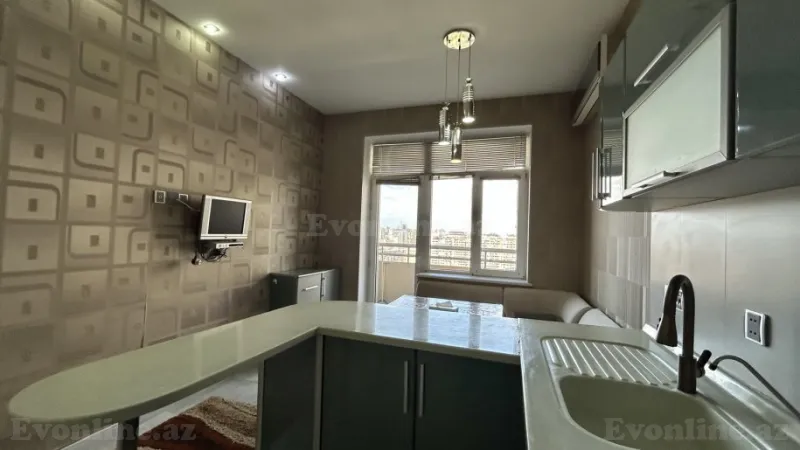 Kirayə verilir 3 otaqlı Mənzil Yeni tikili 100 m² Nəsimi r. - şəkil 6