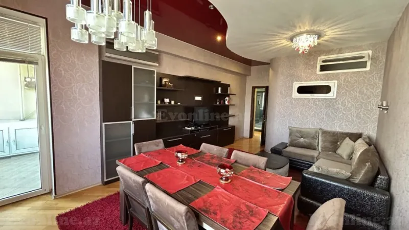 Kirayə verilir 3 otaqlı Mənzil Yeni tikili 100 m² Nəsimi r. - şəkil 7