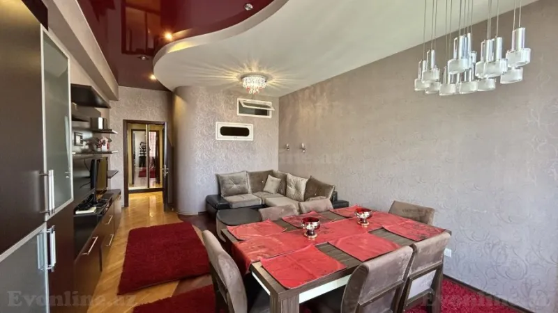 Kirayə verilir 3 otaqlı Mənzil Yeni tikili 100 m² Nəsimi r. - şəkil 8