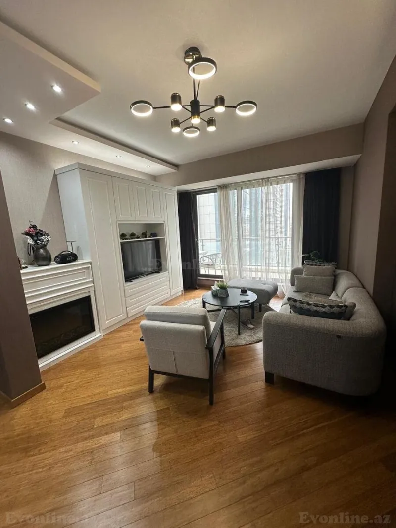 Kirayə verilir 2 otaqlı Mənzil Yeni tikili 95 m² Xətai r. - şəkil 3