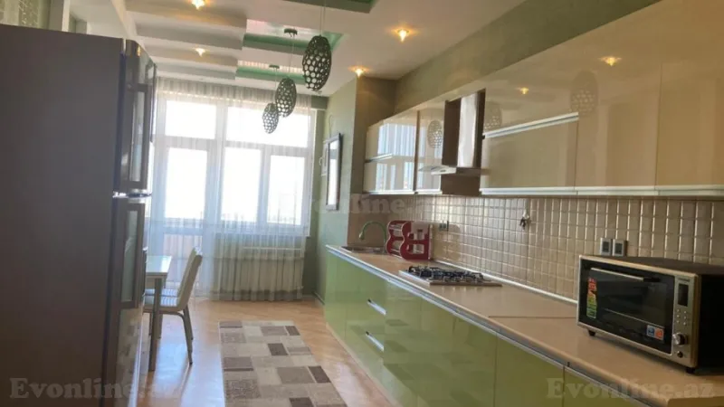 Kirayə verilir 3 otaqlı Mənzil Yeni tikili 150 m² 8 Noyabr m. - şəkil 7