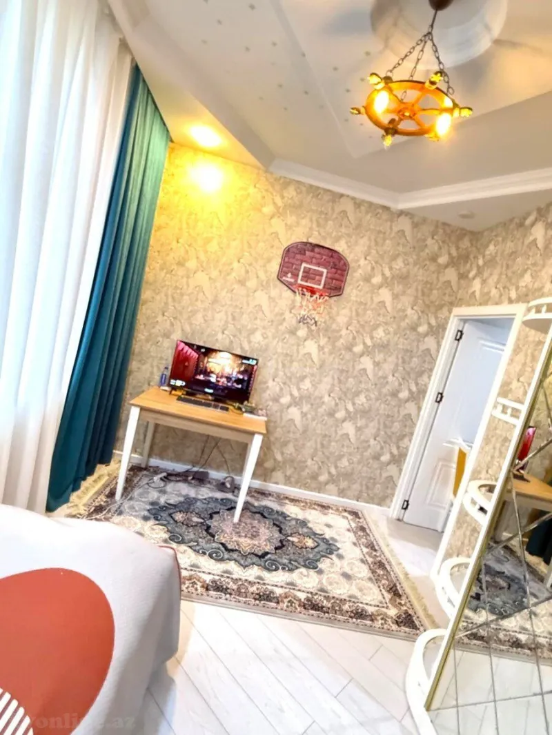 Satılır 4 otaqlı Mənzil Yeni tikili 130 m² Həzi Aslanov m. - şəkil 9