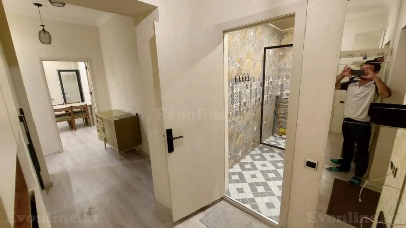 Kirayə verilir 3 otaqlı Mənzil Yeni tikili 80 m² Nəsimi r. - şəkil 14