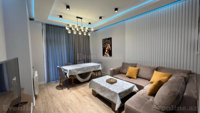 Kirayə verilir 2 otaqlı Mənzil Yeni tikili 70 m² 8 Noyabr m. - şəkil 4