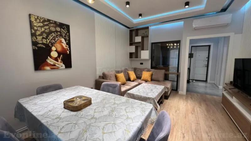 Kirayə verilir 2 otaqlı Mənzil Yeni tikili 70 m² 8 Noyabr m. - şəkil 6
