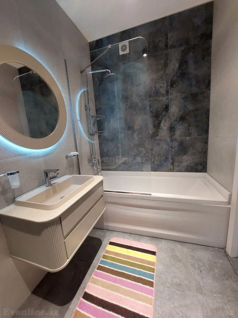 Kirayə verilir 2 otaqlı Mənzil Yeni tikili 70 m² 8 Noyabr m. - şəkil 20