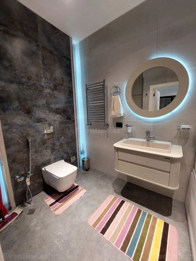 Kirayə verilir 2 otaqlı Mənzil Yeni tikili 70 m² 8 Noyabr m. - şəkil 22