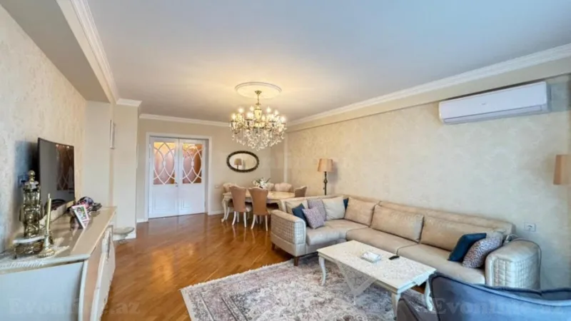 Satılır 3 otaqlı Mənzil Yeni tikili 150 m² Elmlər Akademiyası m. - şəkil 3