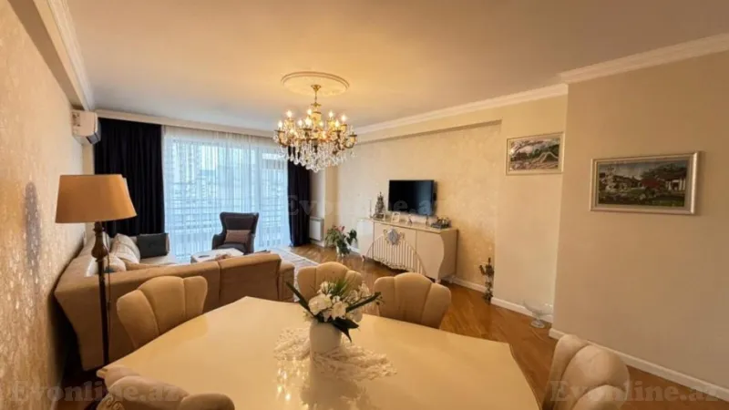 Satılır 3 otaqlı Mənzil Yeni tikili 150 m² Elmlər Akademiyası m. - şəkil 4