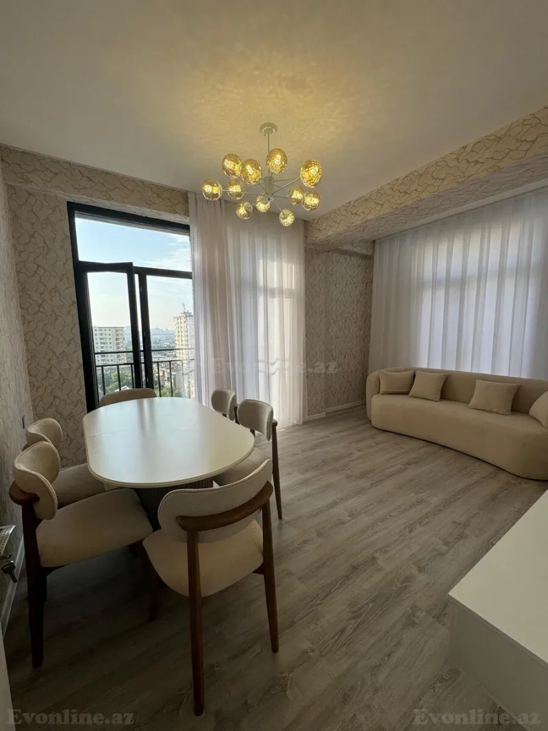 Kirayə verilir 2 otaqlı Mənzil Yeni tikili 70 m² Nəriman Nərimanov m. - şəkil 3