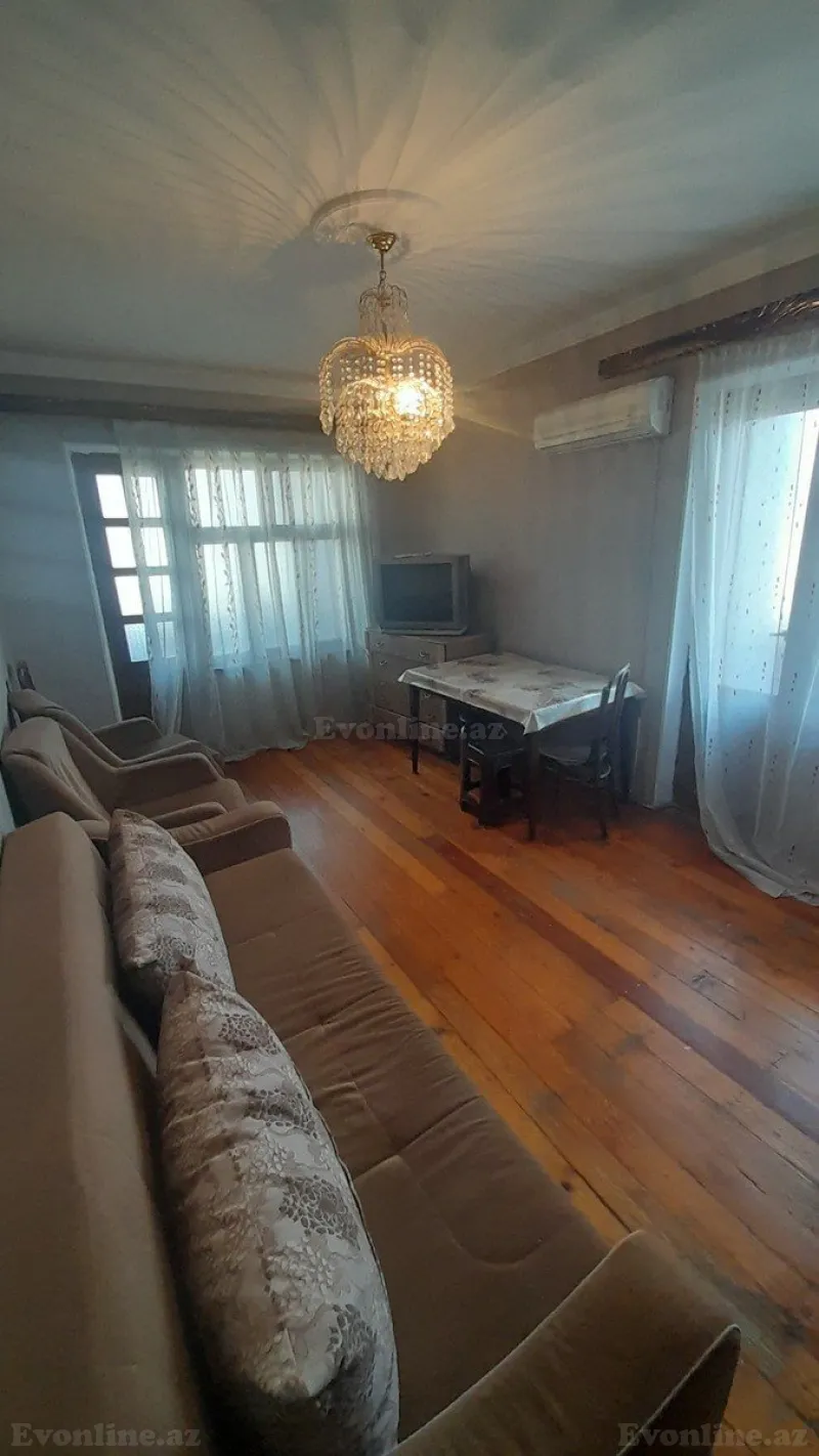 Kirayə verilir 2 otaqlı Mənzil Köhnə tikili 55 m² 4-cü mikrorayon - şəkil 2