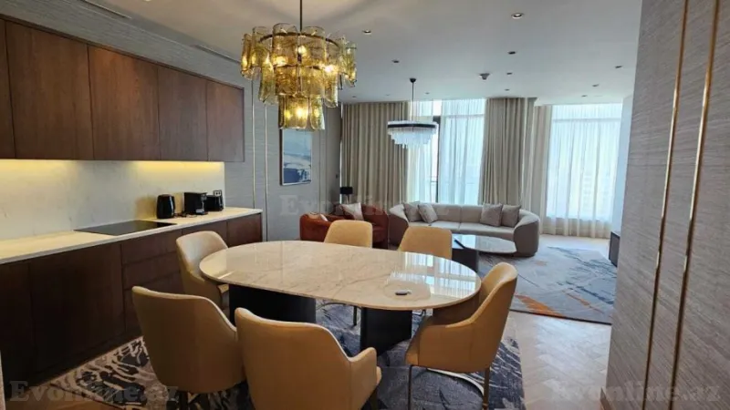 Kirayə verilir 3 otaqlı Mənzil Yeni tikili 160 m² Xətai m. - şəkil 5