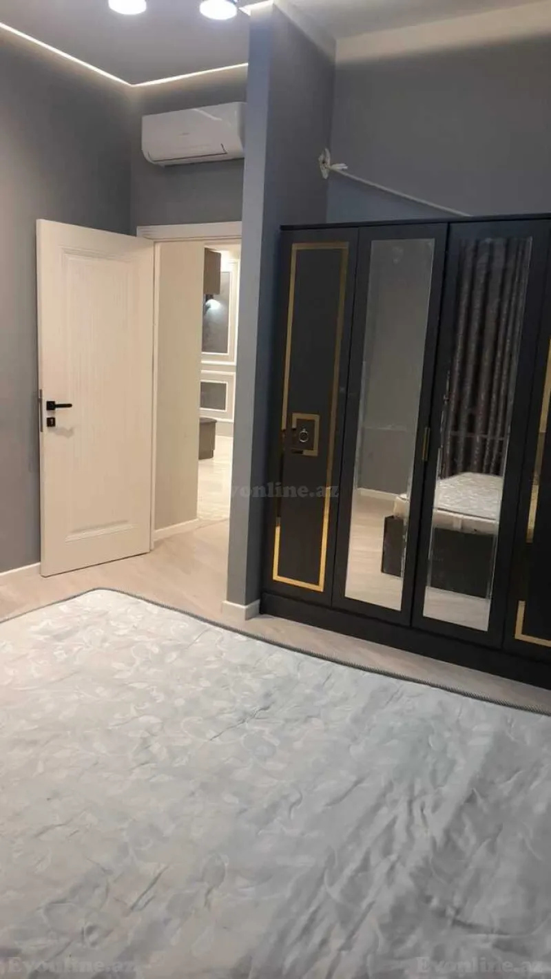 Kirayə verilir 2 otaqlı Mənzil Yeni tikili 70 m² Nəsimi r. - şəkil 3