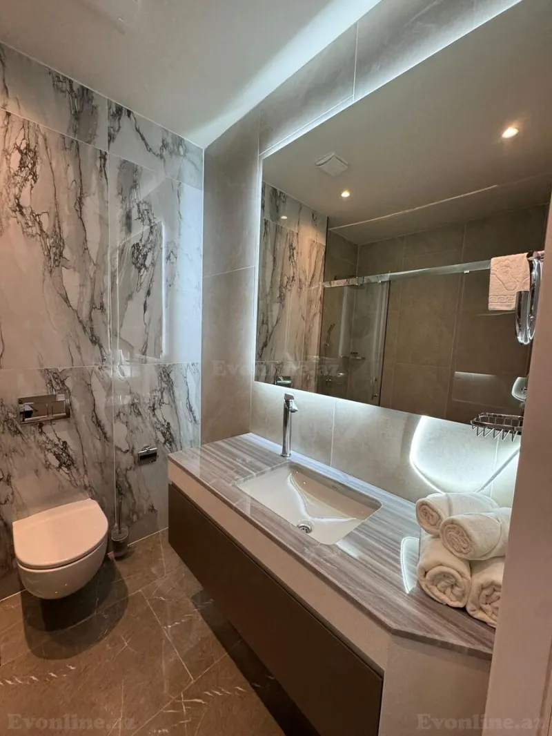 Satılır 1 otaqlı Mənzil Yeni tikili 59.6 m² Sabunçu r. - şəkil 4